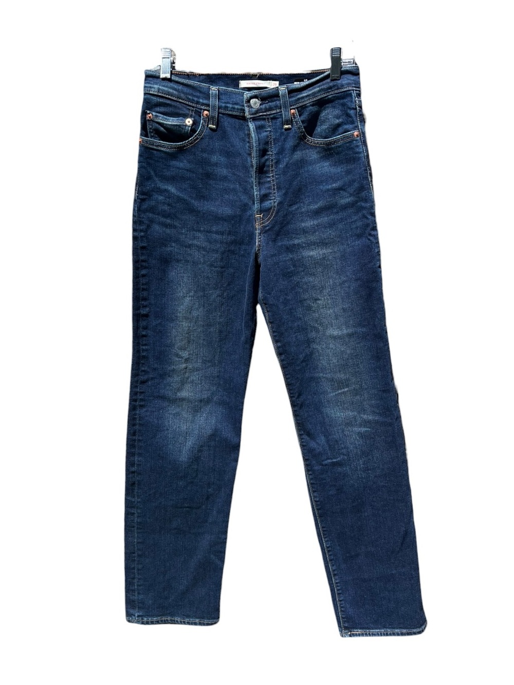 🌻Levi's Ribcage High Waist Straight Leg Jeans  Super Hi-Rise Full Length sz. 28 - Picture 3 of 11